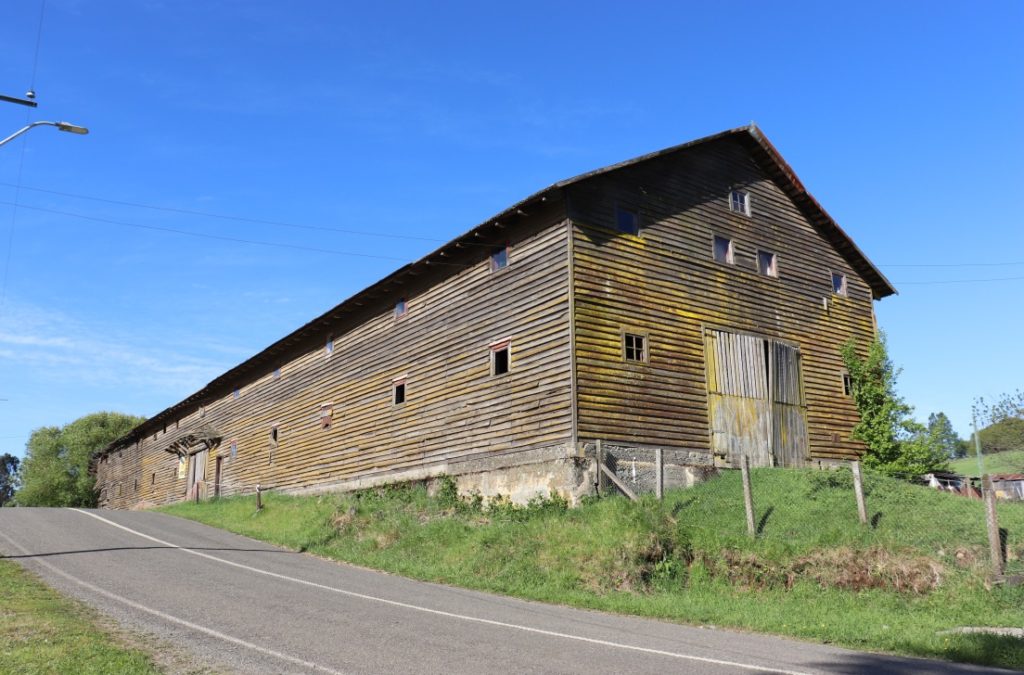 Galpón de Loncopán, ubicado en la comuna de Futrono.